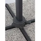 3x3 Çadër e Jashtme me Rroba Gri të Lehta dhe Strukturë Antracite - Dalton Viadurini