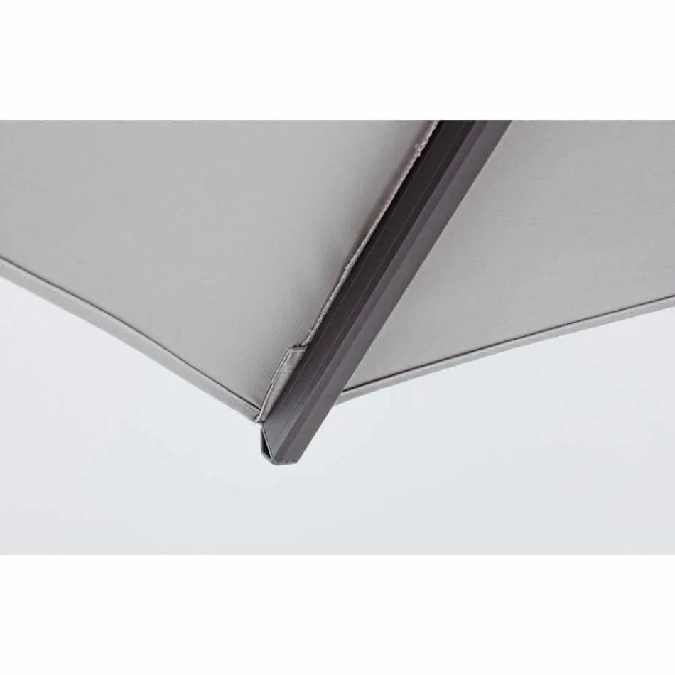 3x3 Çadër e Jashtme me Rroba Gri të Lehta dhe Strukturë Antracite - Dalton Viadurini