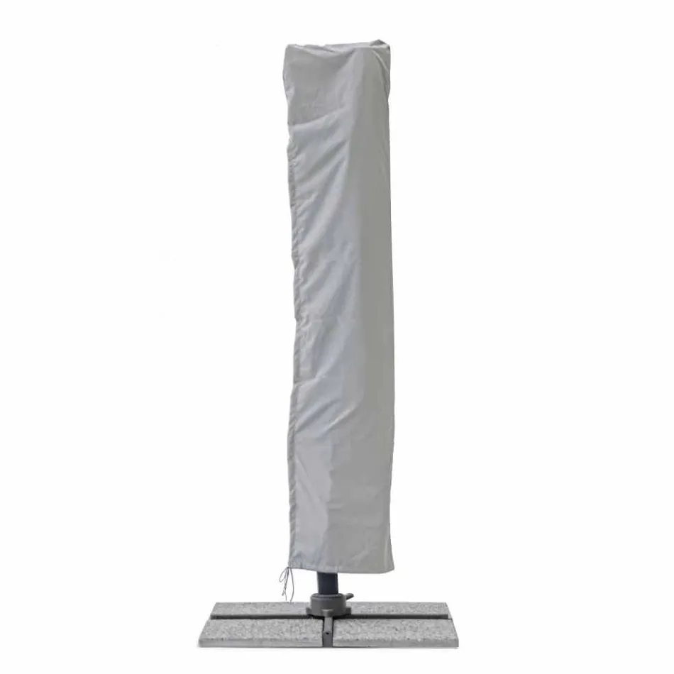 3x3 Çadër e Jashtme me Rroba Gri të Lehta dhe Strukturë Antracite - Dalton Viadurini