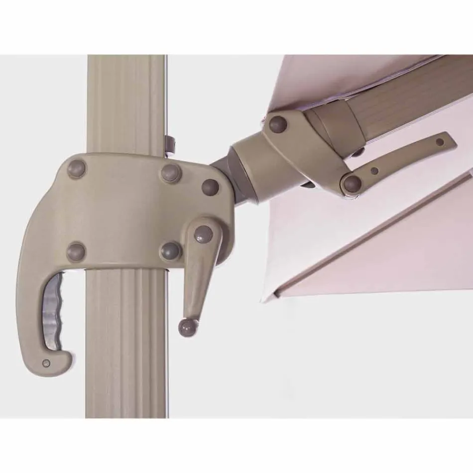 3x4 Çadër në natyrë me poliestër me ngjyra të rërës - Metrazhe Flamingo Viadurini