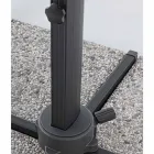 3x4 Ombrellë Kopshti me pëlhurë gri të lehta poliesteri - Dalton Viadurini