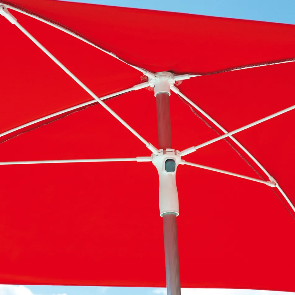 Ombrellë Kopshti me Strukturë në alumin dhe pëlhurë me vija - Renaud Viadurini