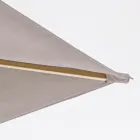Ombrellë kopshti me kanavacë poliestër gri dove 3x4 m, Homemotion - Lucius Viadurini