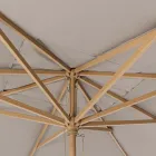 Ombrellë kopshti me kanavacë poliestër gri dove 3x4 m, Homemotion - Lucius Viadurini