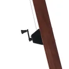 Ombrellë prej druri të ngurtë me tendë poliesteri të veshur me PVC - Devoir Viadurini