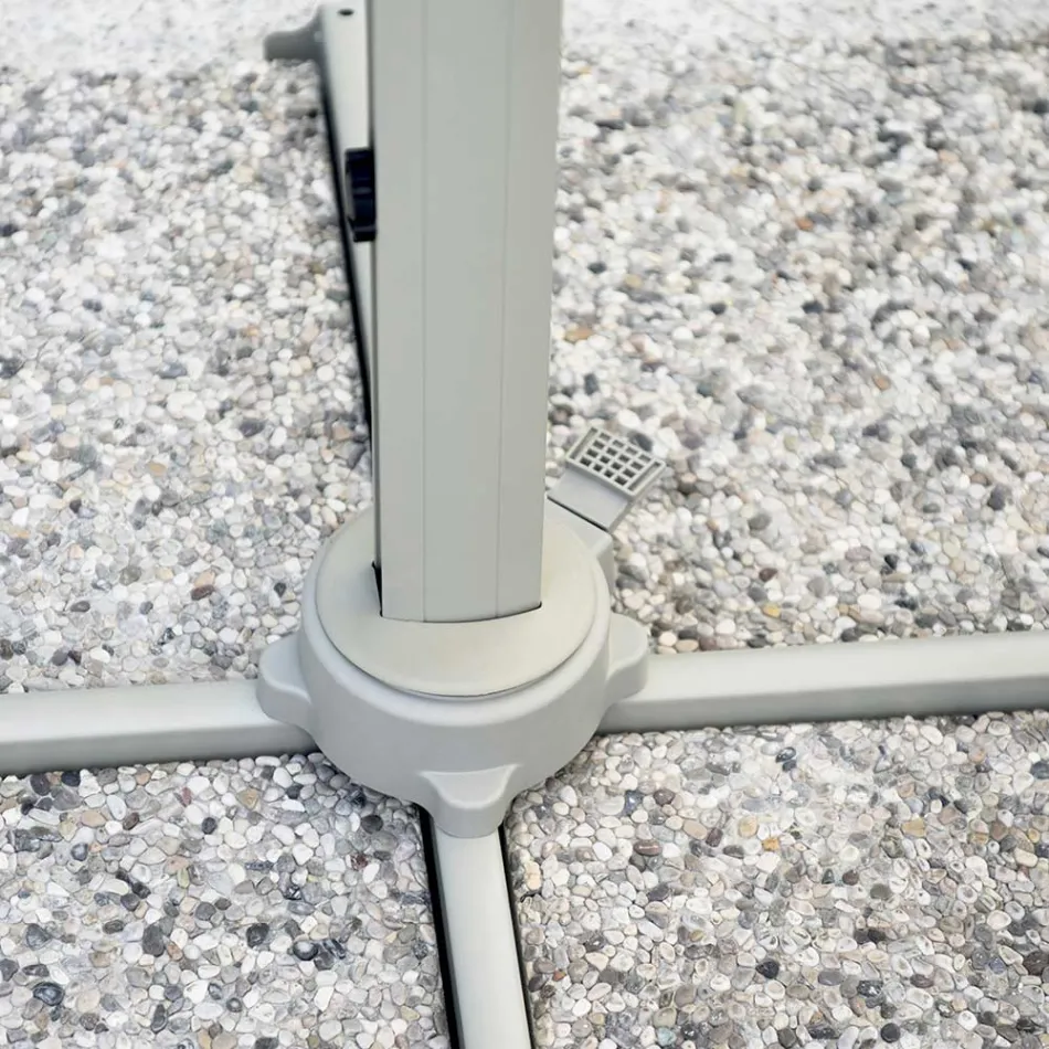 Çadër poliesteri me dorezë dhe shkop anësor - Nexa Viadurini