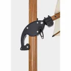 3x3 Çadër e Jashtme në Alumini me Pëlhurë Poliester Beige - Leano Viadurini