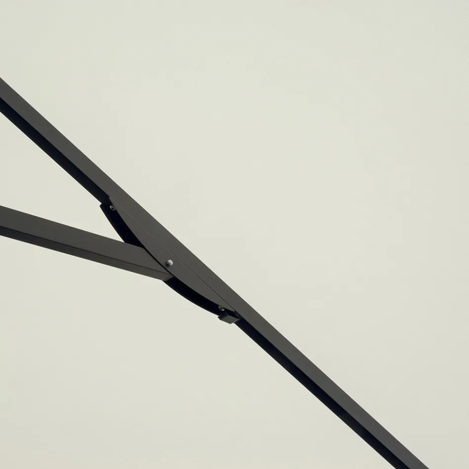 Çadër Katrore 3x3 Metra në Poliester të Veshur me Rrëshirë - Arbor Viadurini