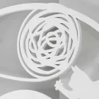 Ora e mureve të dekoruara me ngjyra të rrumbullakëta të mëdha moderne - Cat Viadurini