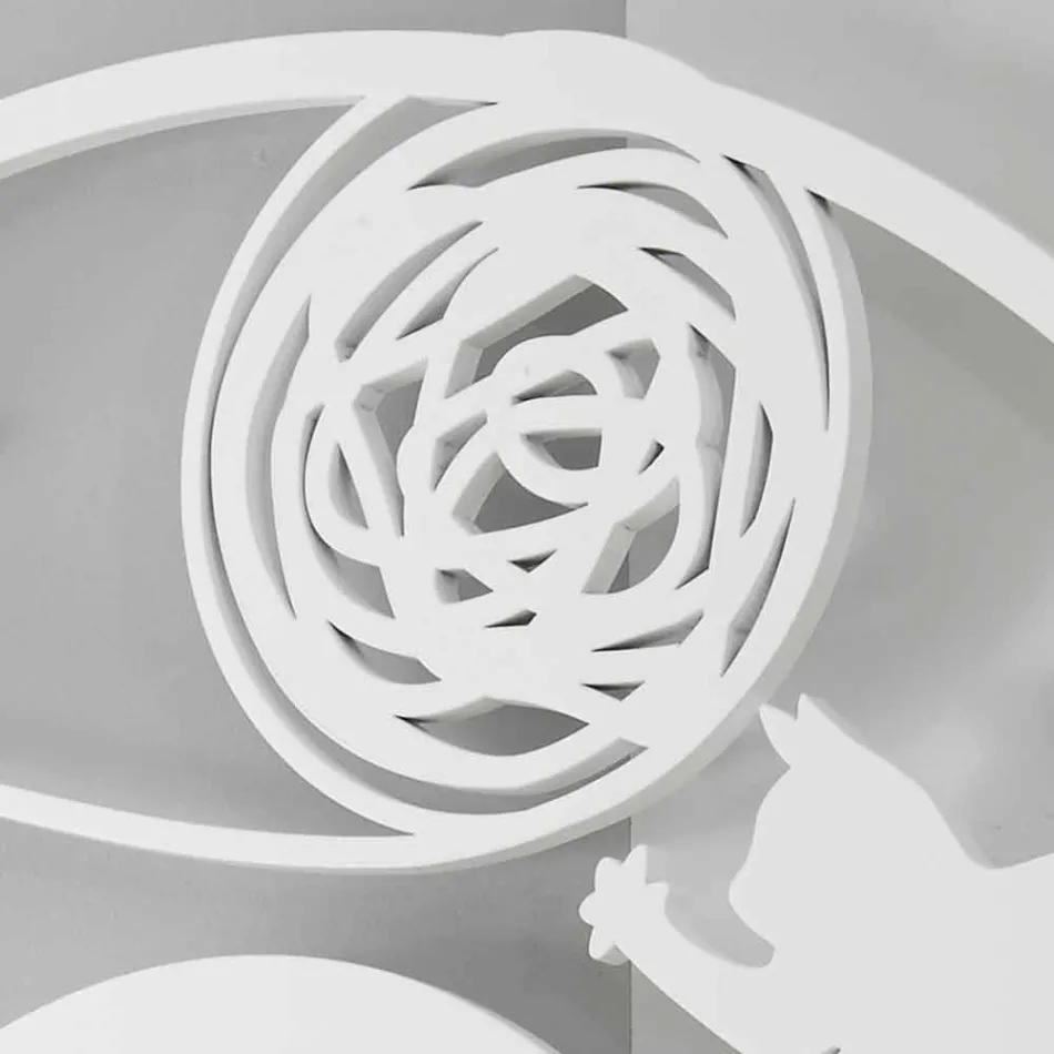 Ora e mureve të dekoruara me ngjyra të rrumbullakëta të mëdha moderne - Cat Viadurini