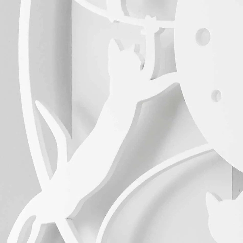 Ora e mureve të dekoruara me ngjyra të rrumbullakëta të mëdha moderne - Cat Viadurini