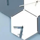 Ora me mure të mëdha në Dizajnin Gjashtëkëndor Moderne Gjashtëkëndor me Ngjyra - Nidodape Viadurini