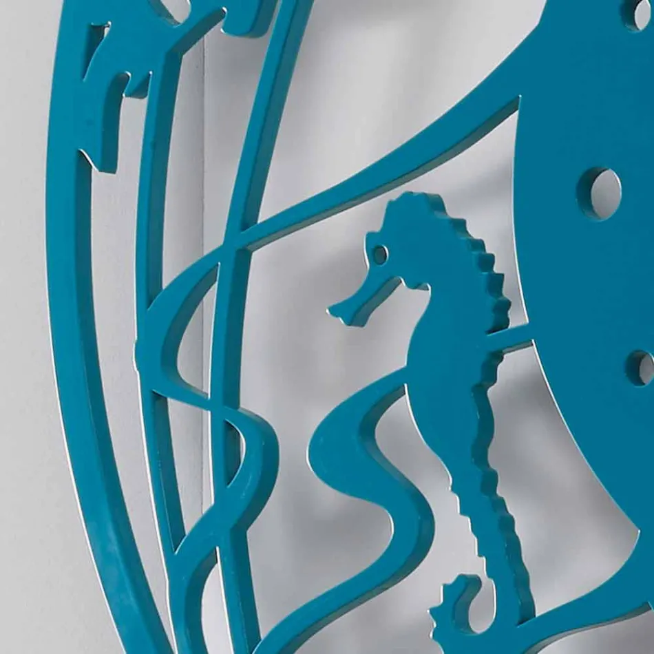 Ora e murit prej druri të rrumbullakët me ngjyra të mëdha moderne - Infondoalmar Viadurini