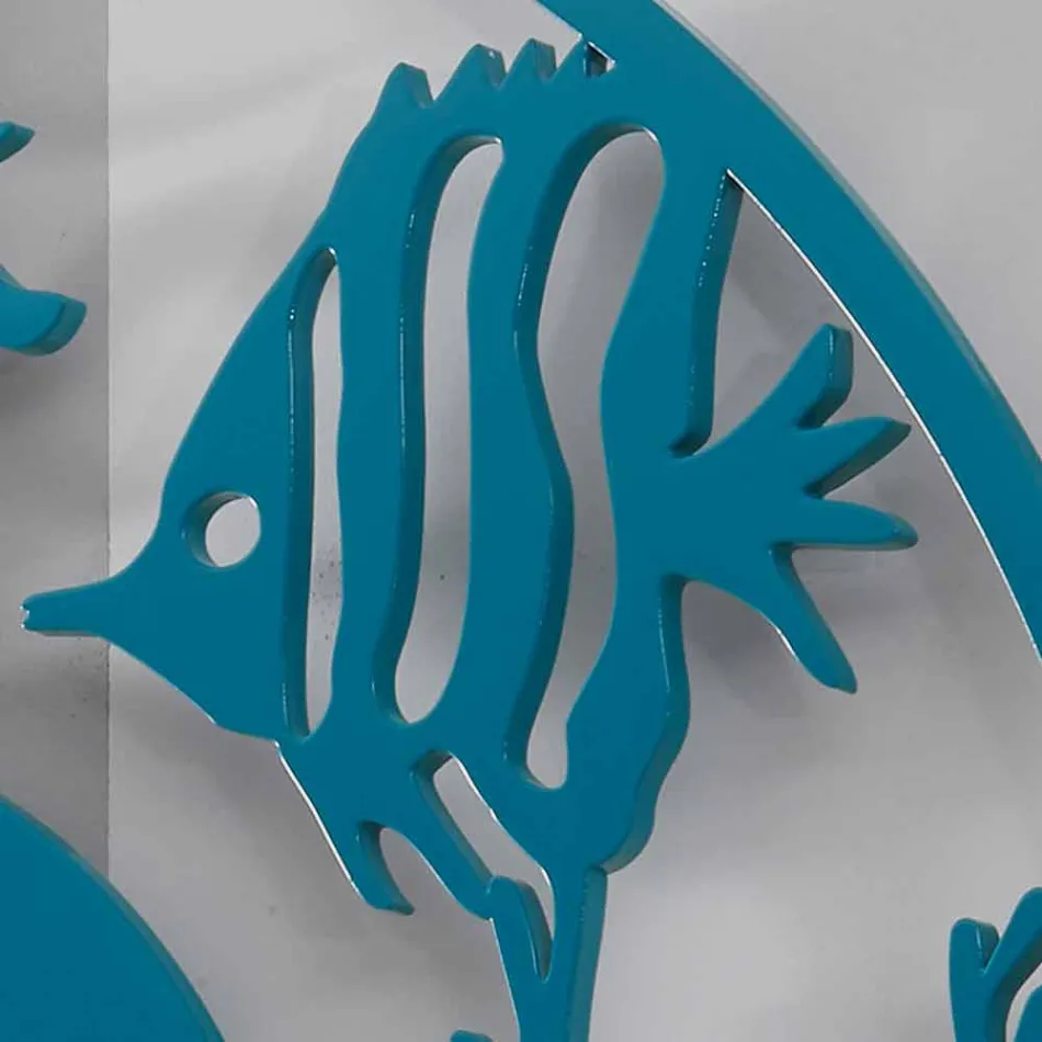 Ora e murit prej druri të rrumbullakët me ngjyra të mëdha moderne - Infondoalmar Viadurini