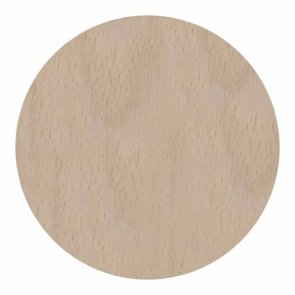 Ora e murit në dru të lehta ose të errët me një model modern të luleve - Aquilegia Viadurini