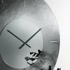 Cinzia - Orë Muri prej Qelqi të Shkrirë me Argjend dhe të Skuqur, e Prodhuar në Itali Viadurini