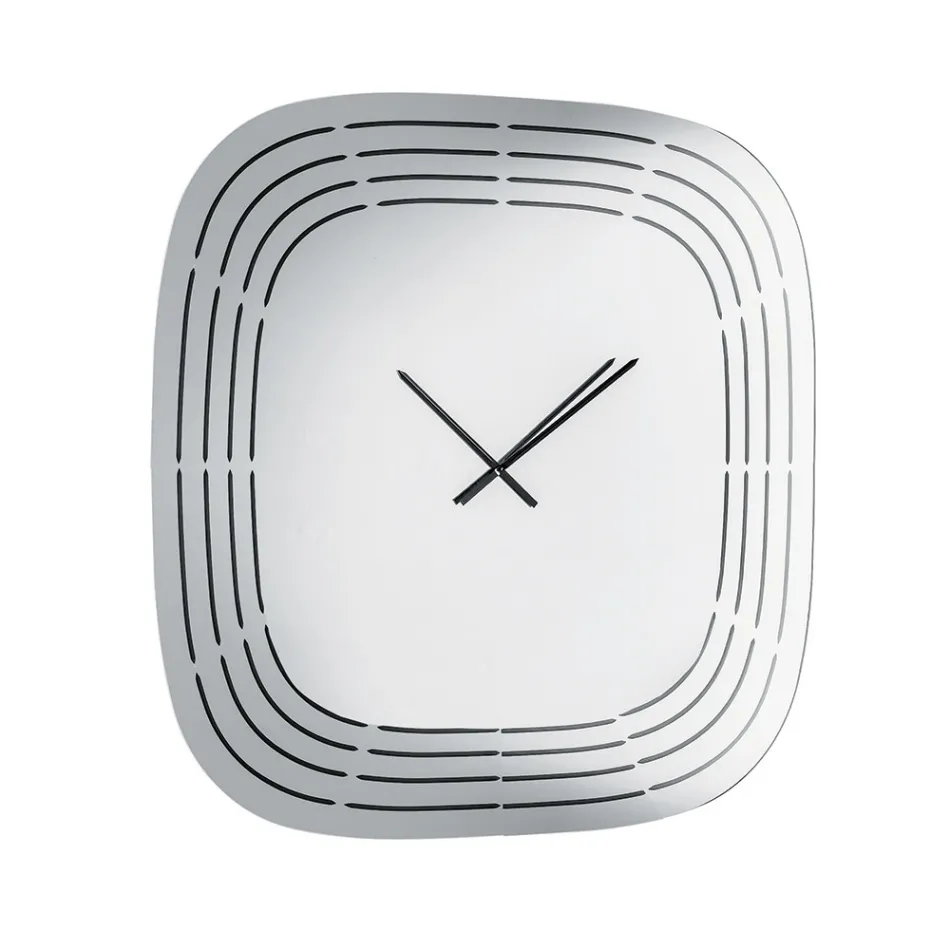 Orë Muri me Xham të Pasqyruar Cesira me Gdhendje me Lazer, e Prodhuar në Itali Viadurini