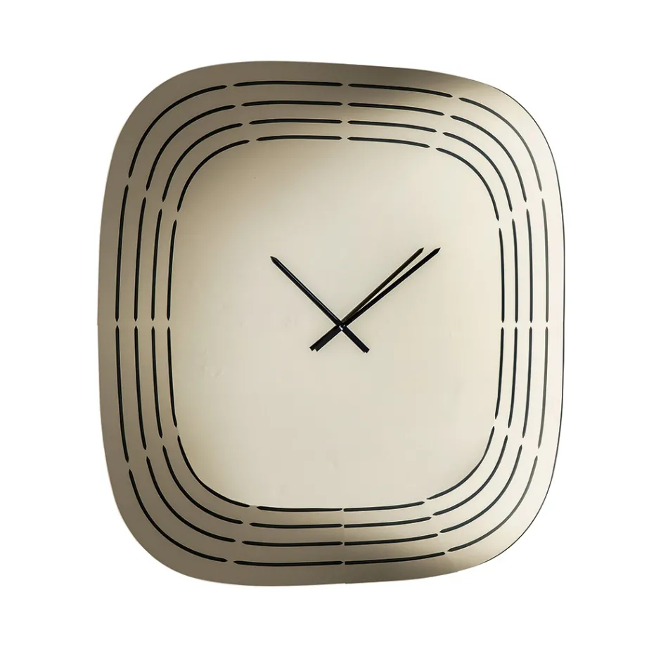 Orë Muri me Xham të Pasqyruar Cesira me Gdhendje me Lazer, e Prodhuar në Itali Viadurini