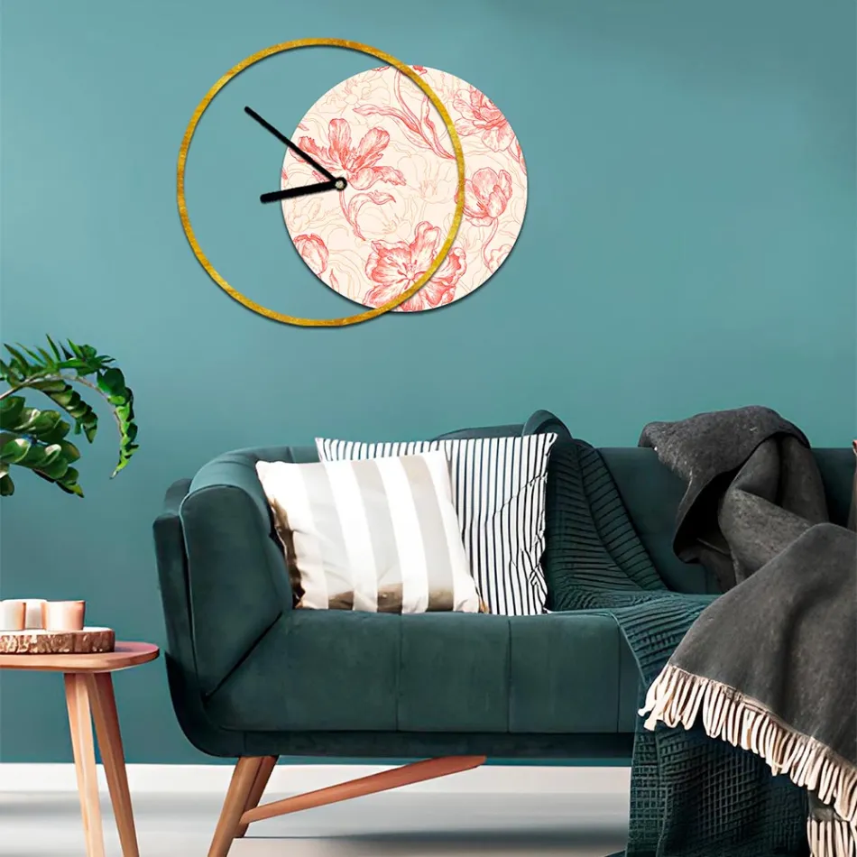 Orë me panel druri dhe të stampuar Prodhuar në Itali - Malawi Viadurini