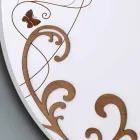 Orë prej druri moderne dhe e rrumbullakët me Dekoratat e Dizajnit Sezonal Viadurini