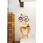 Dizajnimi i Orës së Murit në Hekuri me Ngjyra Made në Itali - Fiordaliso Viadurini