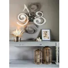 Dizajnimi i Orës së Murit në Hekuri me Ngjyra Made në Itali - Fiordaliso Viadurini