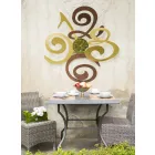 Dizajnimi i Orës së Murit në Hekuri me Ngjyra Made në Itali - Fiordaliso Viadurini