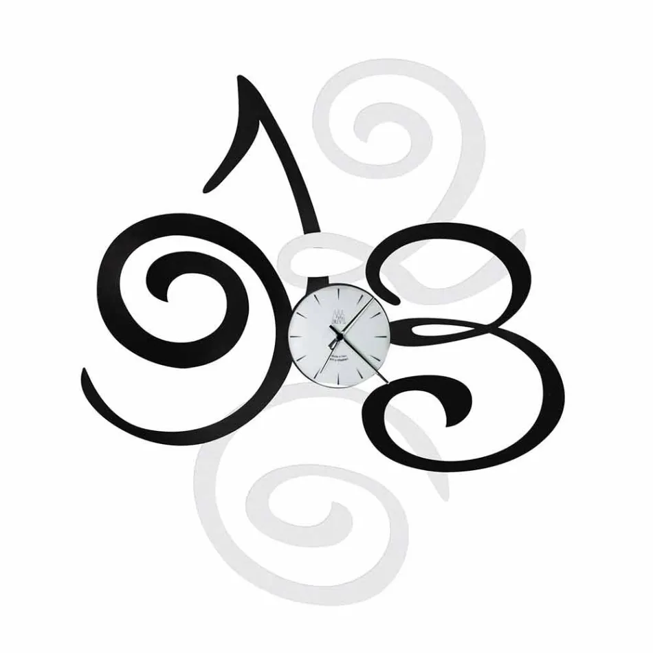 Dizajnimi i Orës së Murit në Hekuri me Ngjyra Made në Itali - Fiordaliso Viadurini