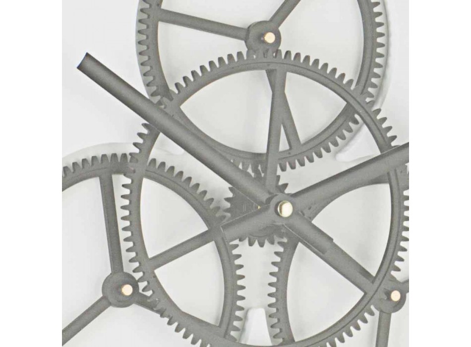 Diametri i orës së murit 50 cm në lëvizje çeliku dhe qelqi - Severio Viadurini