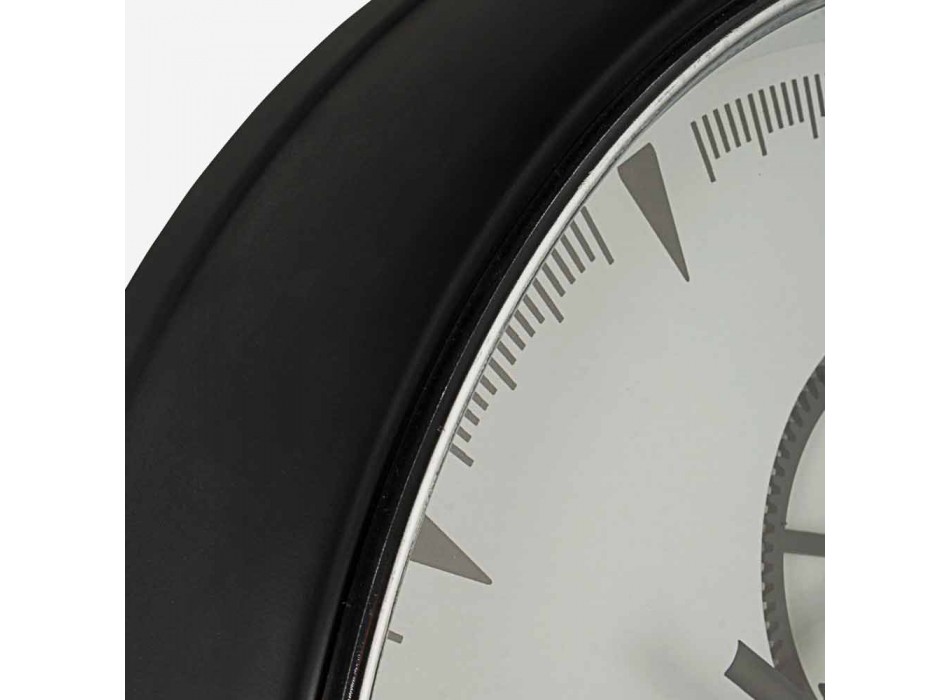 Diametri i orës së murit 50 cm në lëvizje çeliku dhe qelqi - Severio