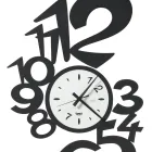 Orë muri me dizajn të madh hekuri me numra të jashtëm - Ujori Viadurini