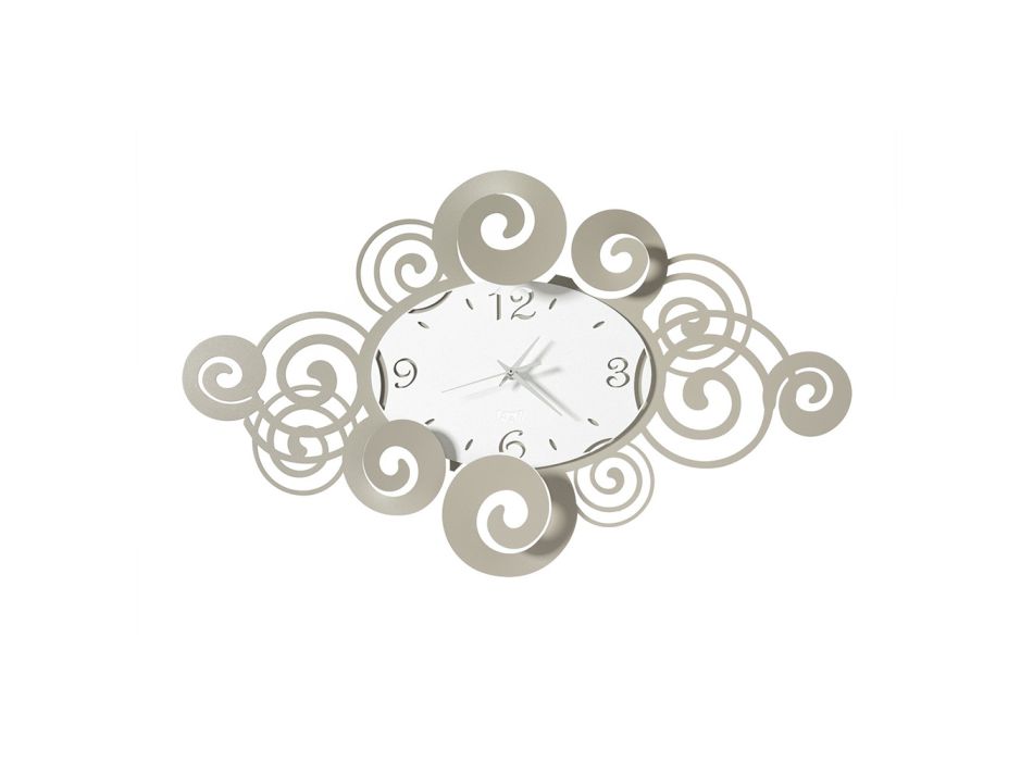 Dekorime me valëzim të orës së murit me dizajn horizontal - Alibreo