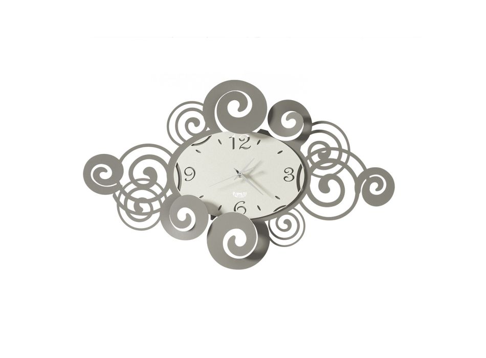 Dekorime me valëzim të orës së murit me dizajn horizontal - Alibreo Viadurini