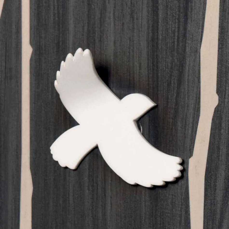 Orë muri prej druri me dekorime tre-dimensionale të dizajnit - Forrest Viadurini