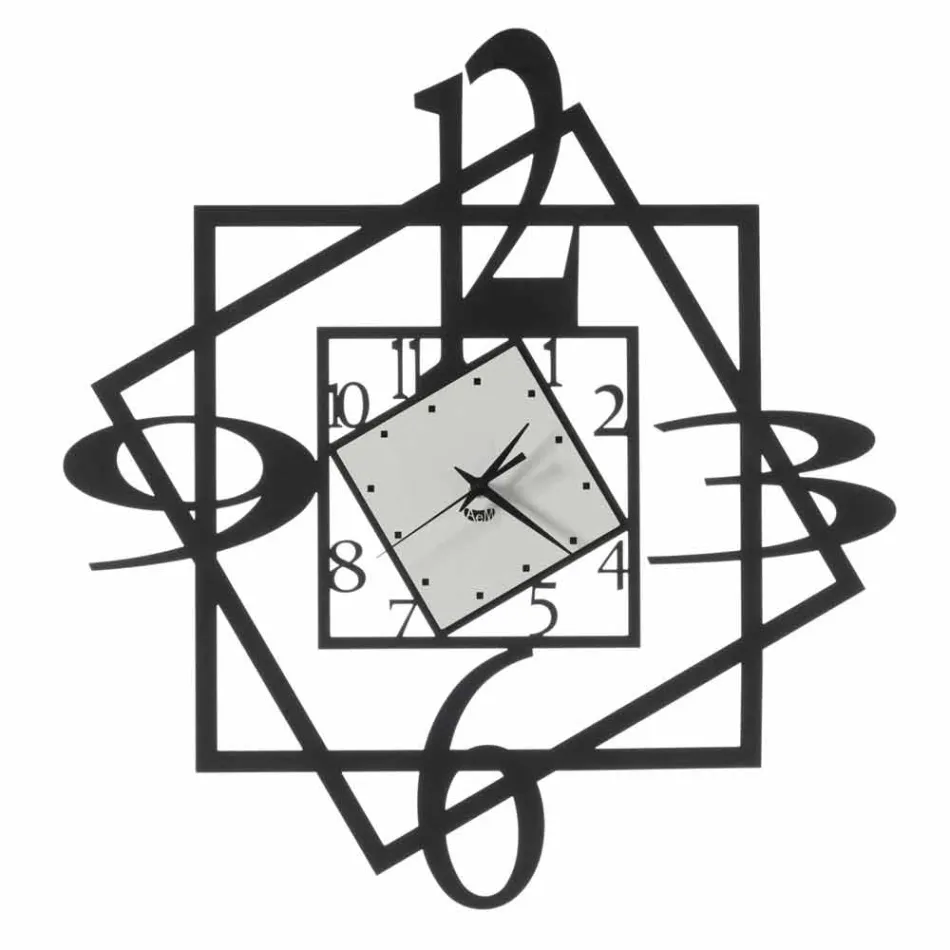 Projektim Gjeometrik Orë Muri Moderne Hekuri Prodhuar në Itali - Procida Viadurini