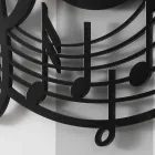 Rrethi i Dizajnit Modern të Orës së Zezë në Dru të dekoruar - Muzikë Viadurini