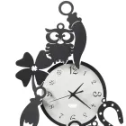 Orë muri prej hekuri me dizajn të rrumbullakët me dekorime Fortuna - Tibio Viadurini