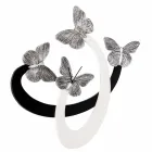 Dizajnuesi i orës së fildishtë me fildishtë / punuar me dorë të zezë në Itali Zenia Viadurini