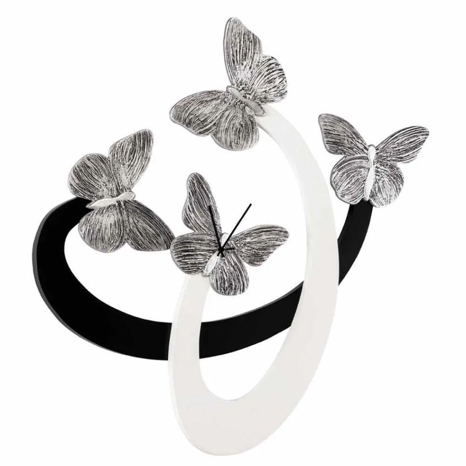 Dizajnuesi i orës së fildishtë me fildishtë / punuar me dorë të zezë në Itali Zenia Viadurini