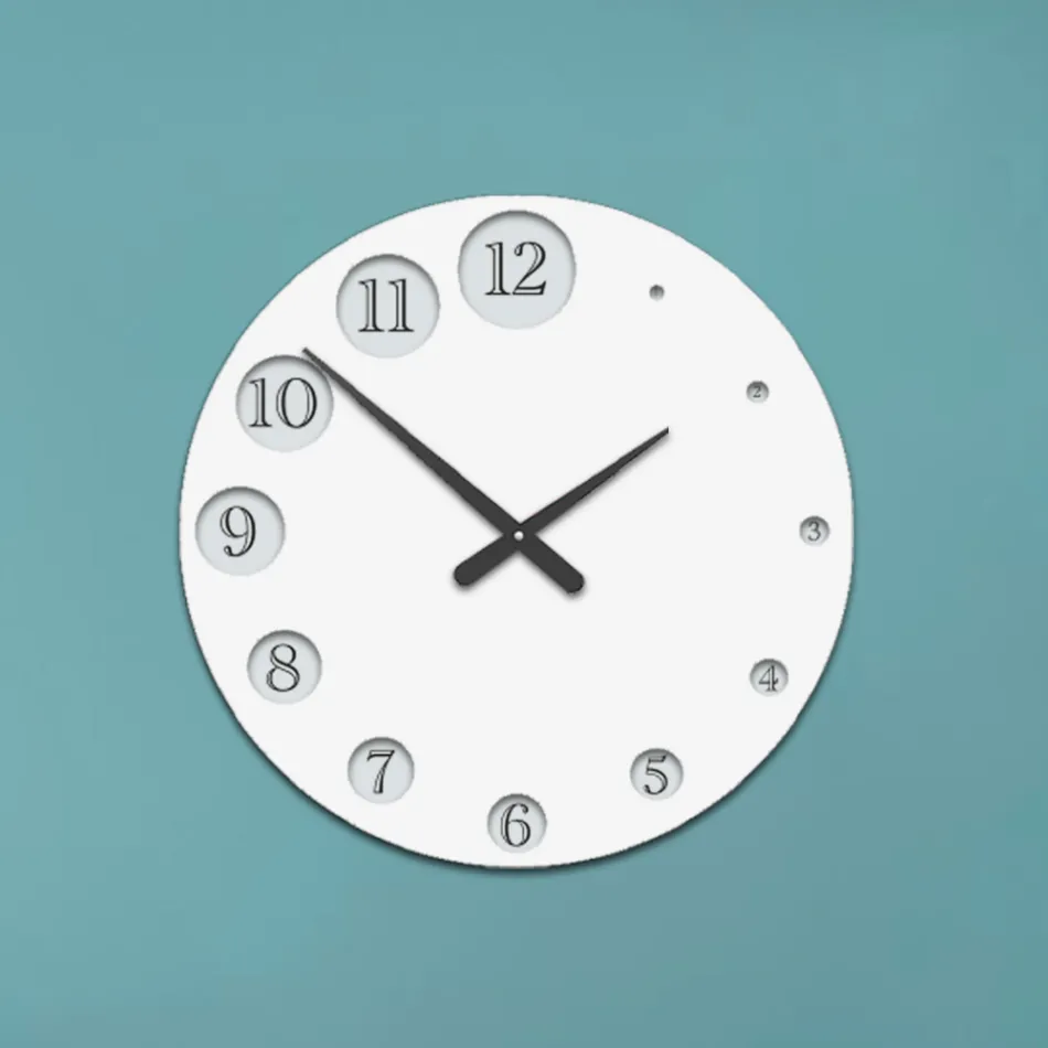 Orë prej druri me numra që zmadhohen gradualisht Prodhuar në Itali - Kenia Viadurini