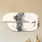 Orë druri me stampim heron Prodhuar në Itali - Palau Viadurini