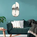 Orë druri me stampim heron Prodhuar në Itali - Palau Viadurini