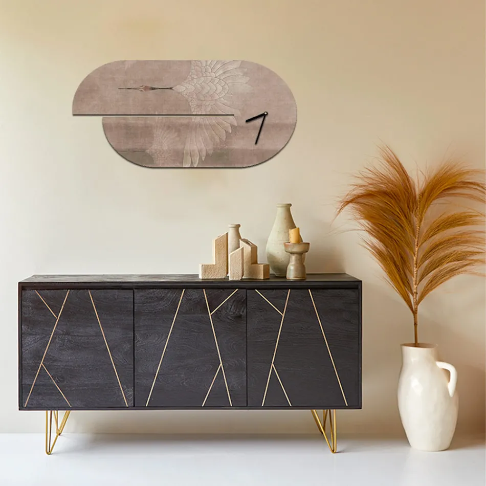 Orë druri me stampim heron Prodhuar në Itali - Palau Viadurini