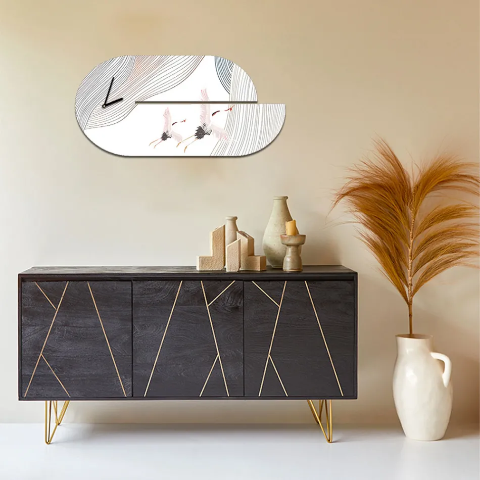 Orë druri me stampim heron Prodhuar në Itali - Palau Viadurini