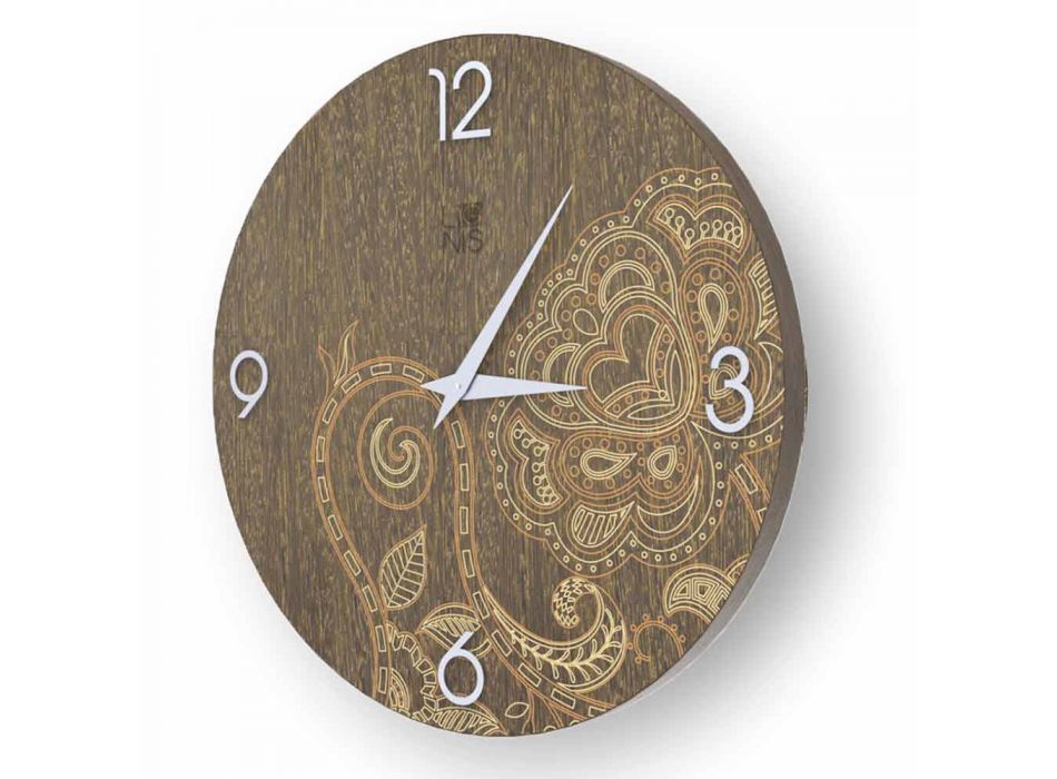 Ora prej druri e dekoruar Dolo, dizajn modern, prodhuar në Itali Viadurini