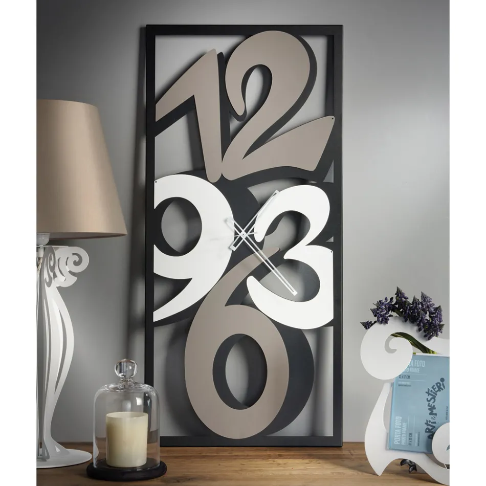 Orë prej hekuri me numra të mëdhenj Prodhuar në Itali - Akuariumi Viadurini