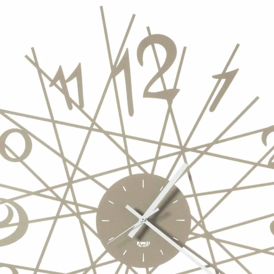 Orë muri me dizajn të hekurt të prodhuar në Itali - Kombo Viadurini