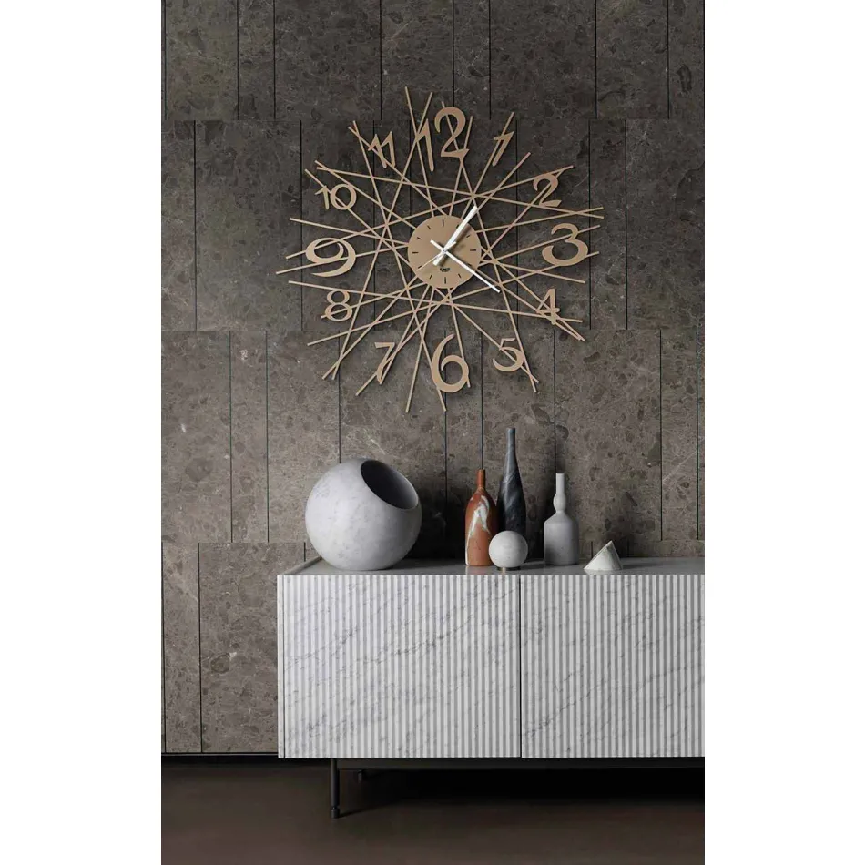 Orë muri me dizajn të hekurt të prodhuar në Itali - Kombo Viadurini