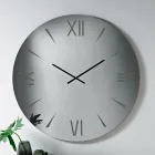 Orë e rrumbullakët prej qelqi me pasqyrë dhe numra të gdhendur me lazer - Clelia Viadurini