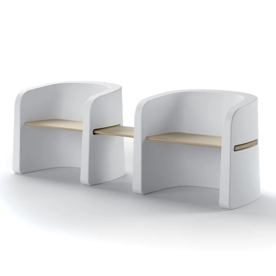 Tavë Kopshti në Polietileni dhe Drurë Mështekne Made in Italy - Talula Viadurini